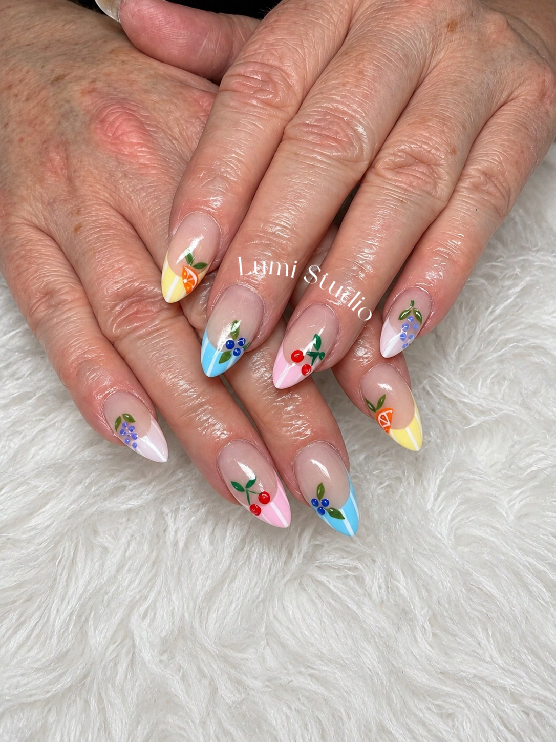 Fruits summer nails