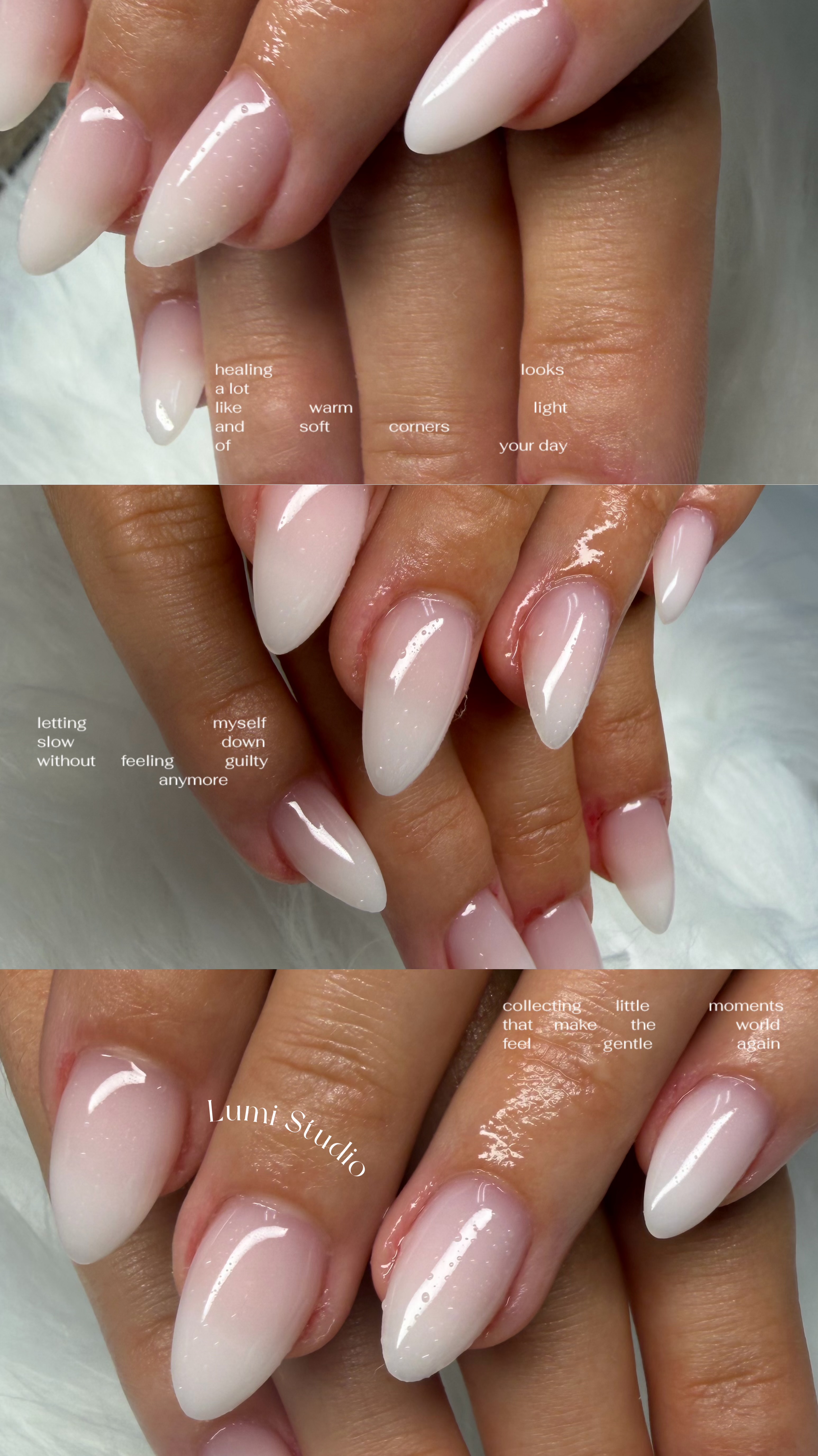 Sheer milky pink builder gel 